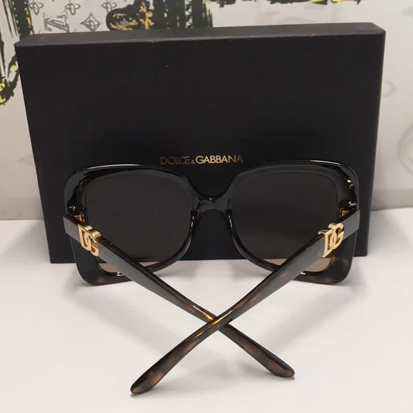 Dolce & Gabbana Women\'s Tortoise Sunglasses DG1693-U Dolce&Gabbana DG4354 M (58 - 15) with Brown lenses and  main image 3